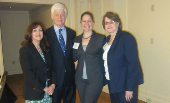 Mario Gabelli speaks at the Jewish Communal Fund's Advisors Breakfast at the Omni Berkshire Place in NYC.