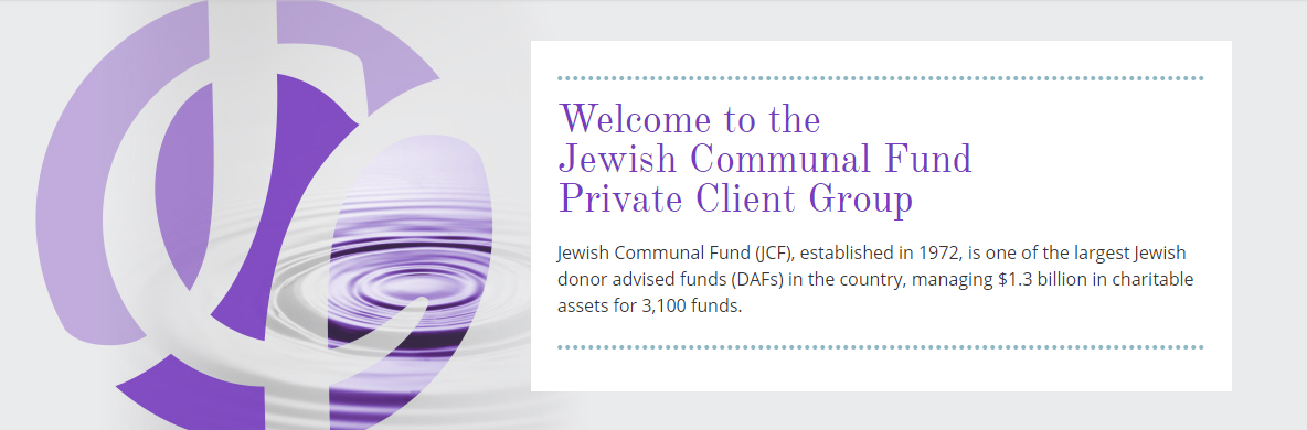 Jewish Communal Fund launches Private Client Group