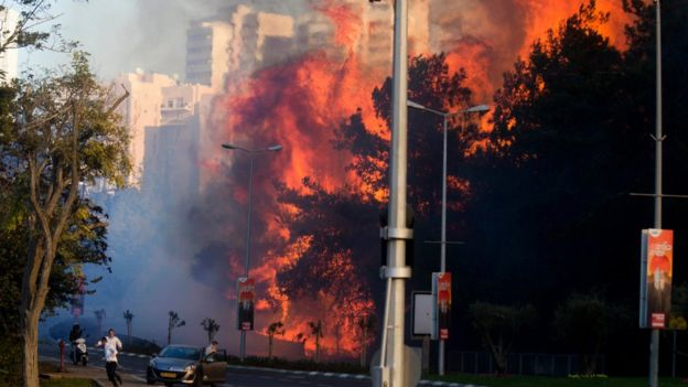 Israeli wildfires