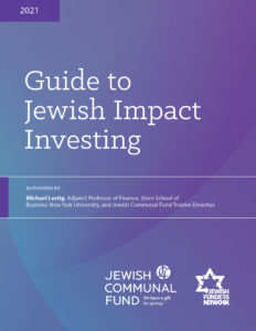 JCF's Guide to Jewish Impact Investing